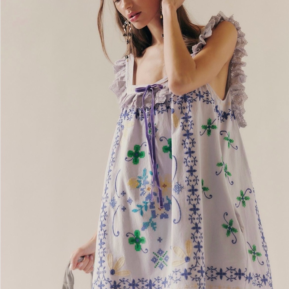 Free People Bali Main Squeeze Mini Dress